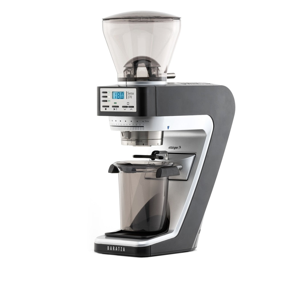 Baratza Sette 270 Front Quarter View with Bin