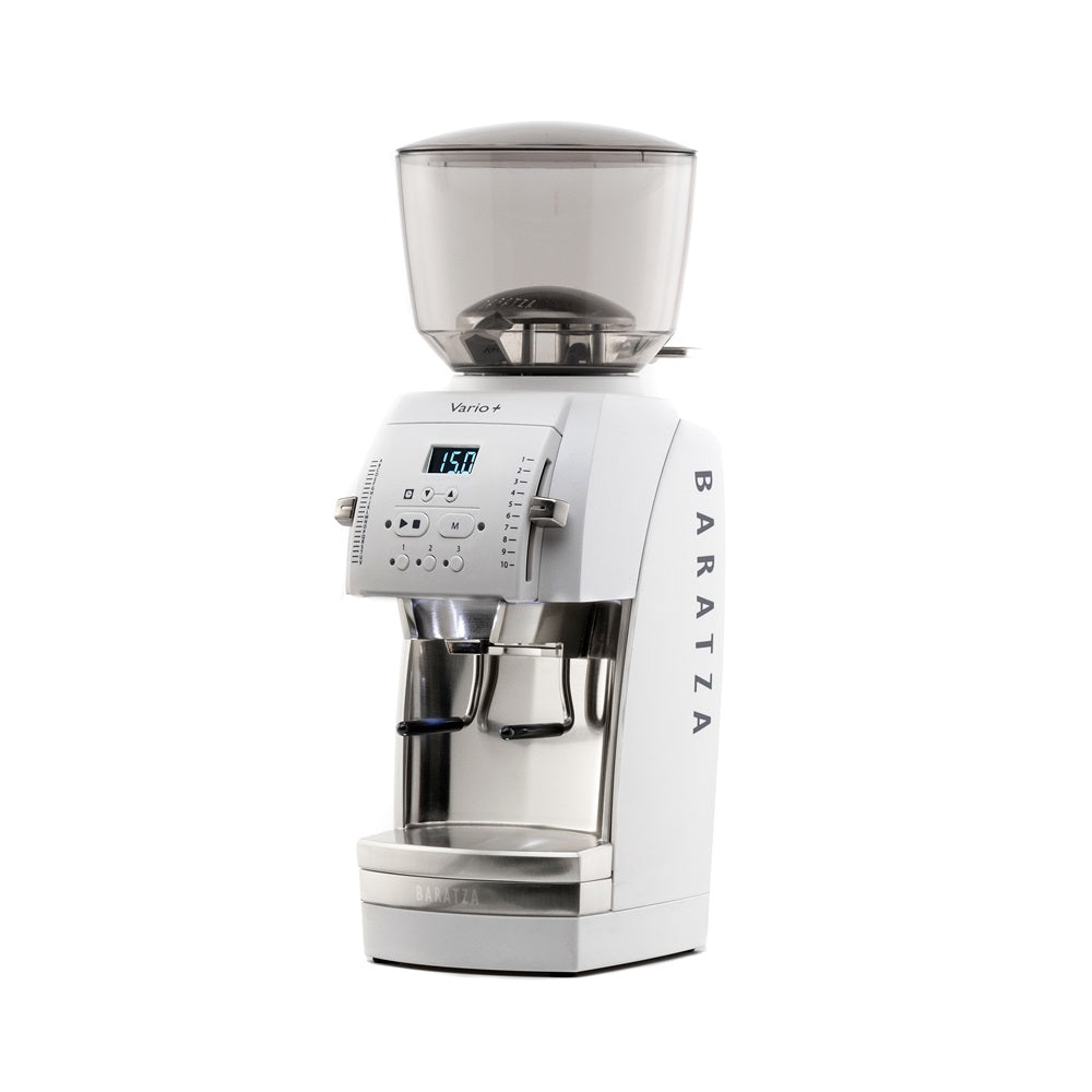 Baratza Vario+ Grinder White Quarter Left View