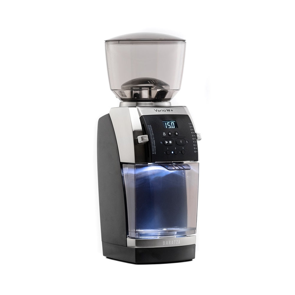 Baratza Vario W+ Grinder Black Front Quarter View