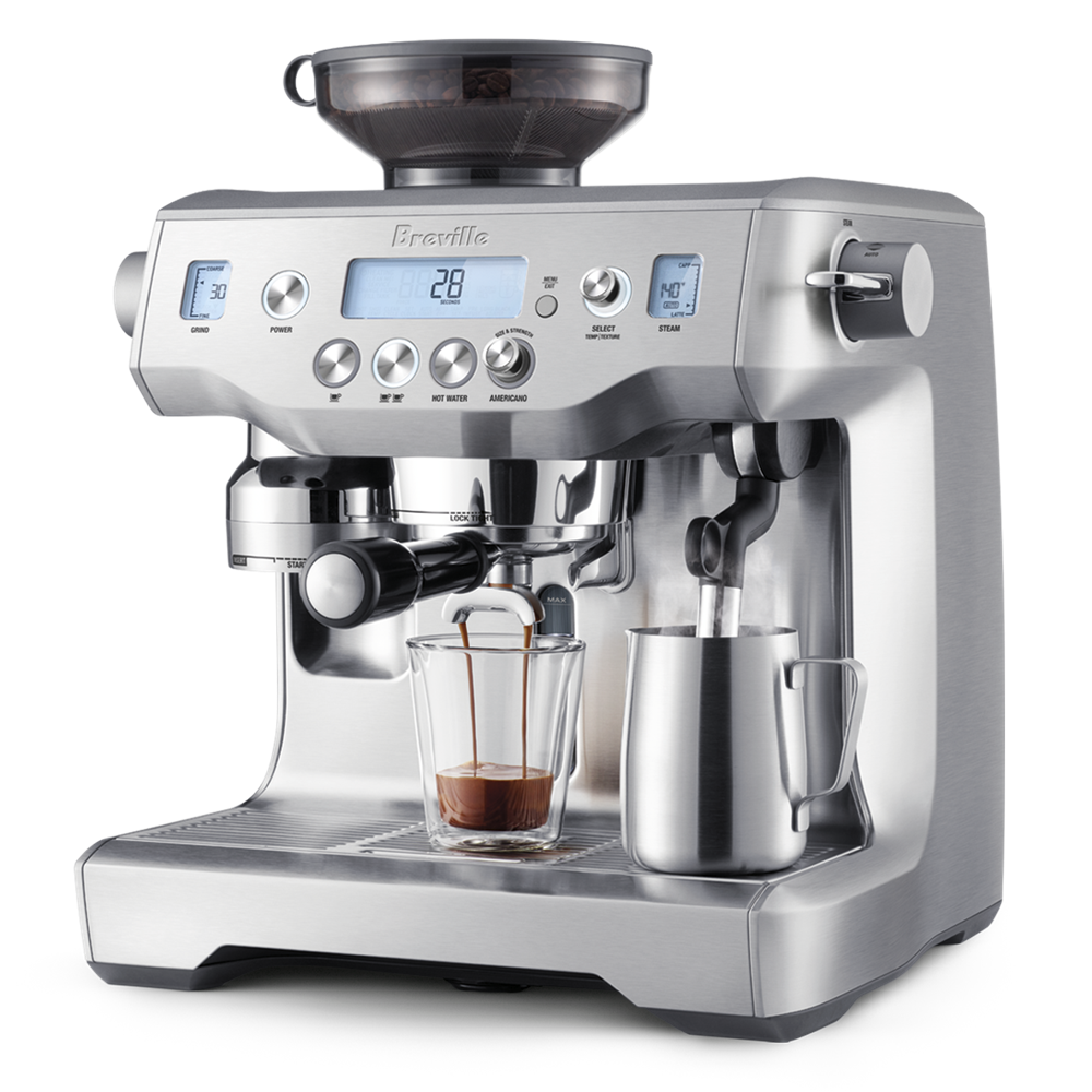 Breville The Oracle espresso machine Stainless Front Quarter View_3