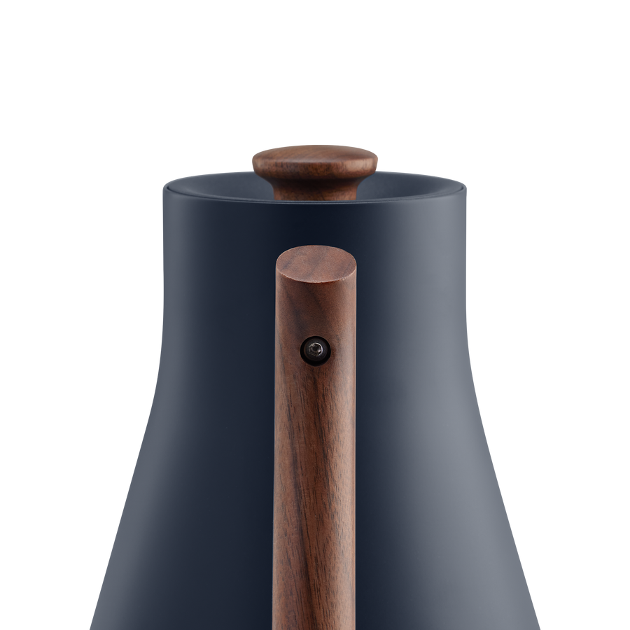 Fellow Corvo EKG Electric Kettle stone blue walnut handle