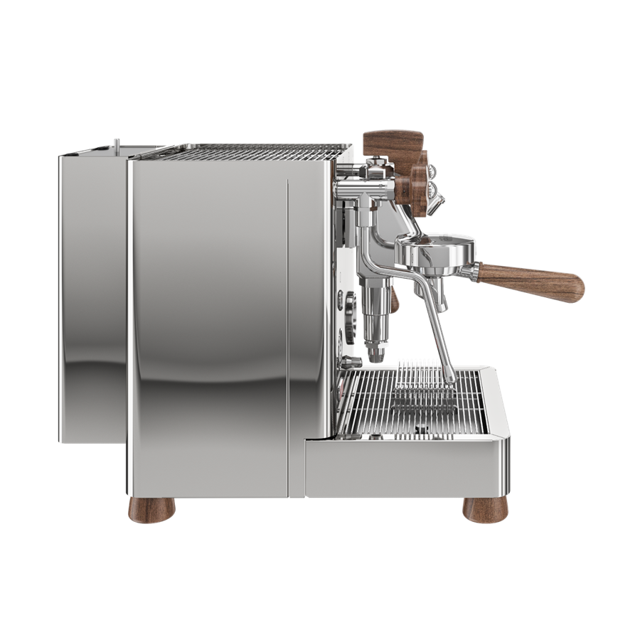 Lelit Bianca Espresso Machine Steel Side View