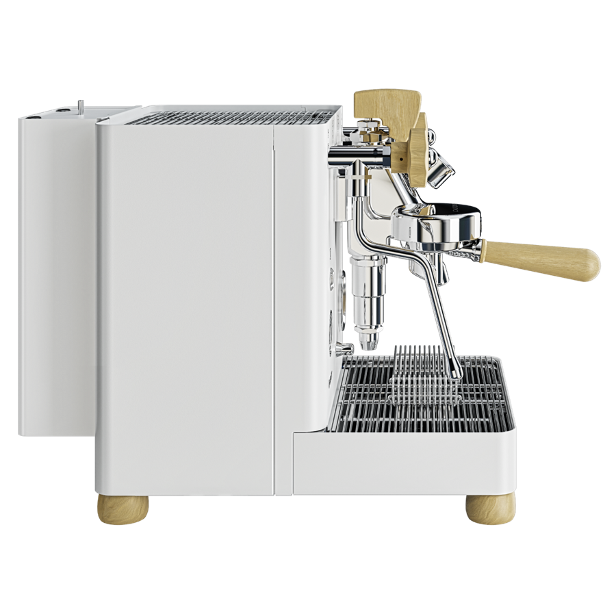 Lelit Bianca Espresso Machine White Side View