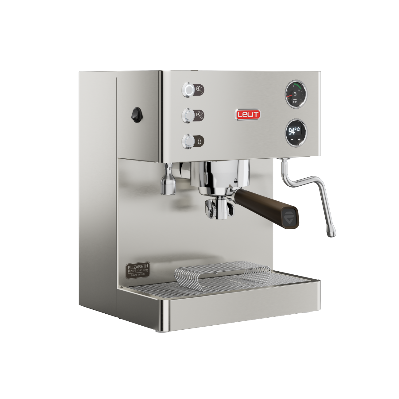 Lelit Elizabeth Espresso Machine Front Quarter View