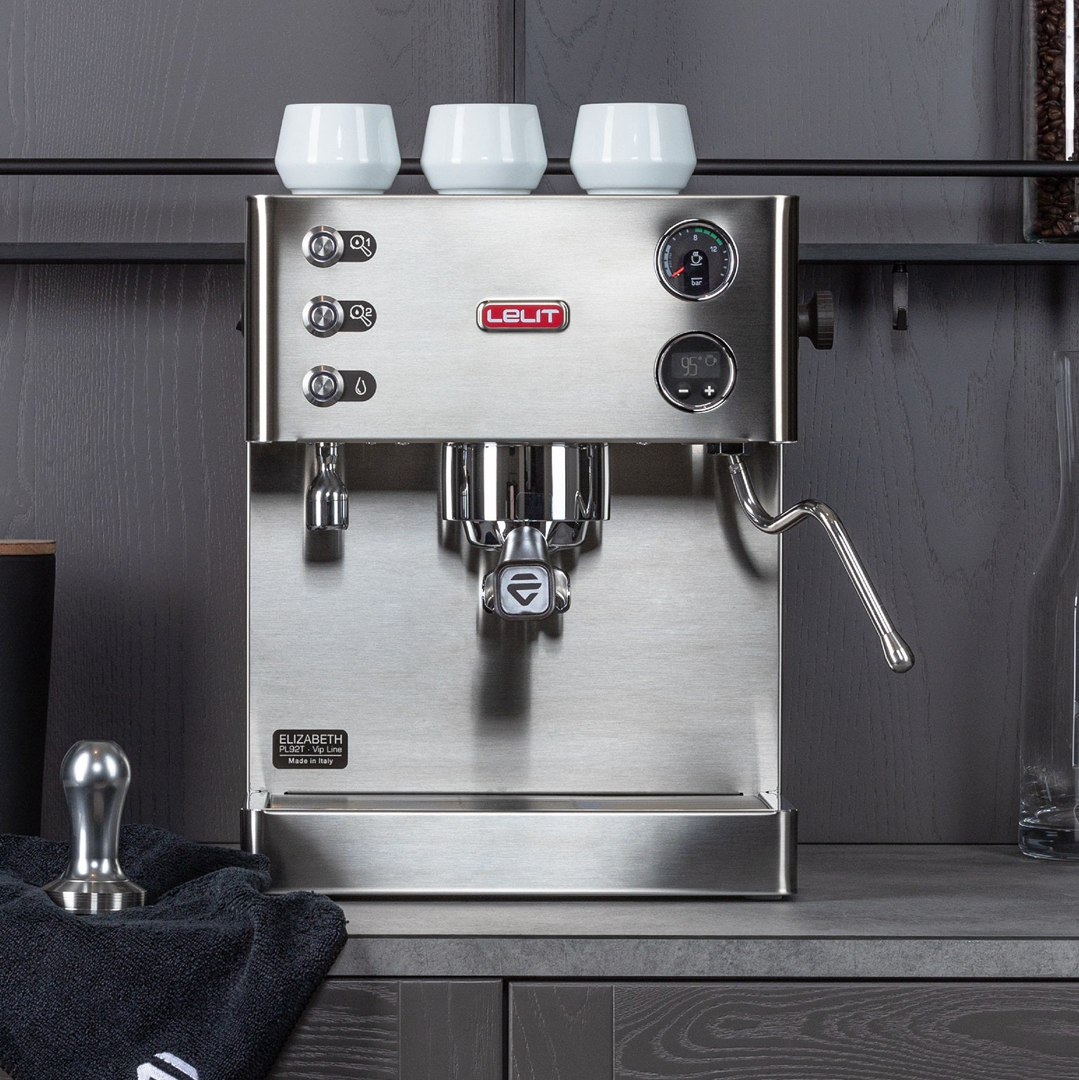 Lelit Elizabeth Espresso Machine lifestyle View