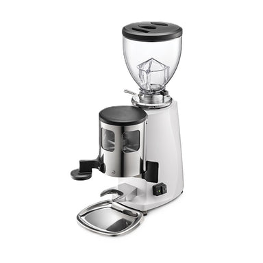 Mazzer Mini Time Espresso Grinder White Front