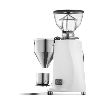 Mazzer Mini Filter Grinder white side view