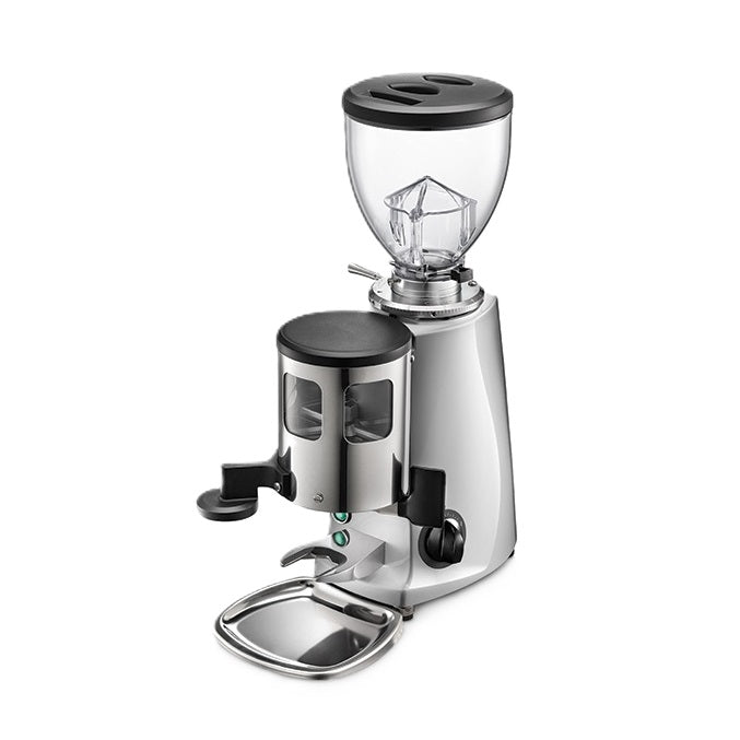 Mazzer Mini Time Espresso Grinder Silver Front